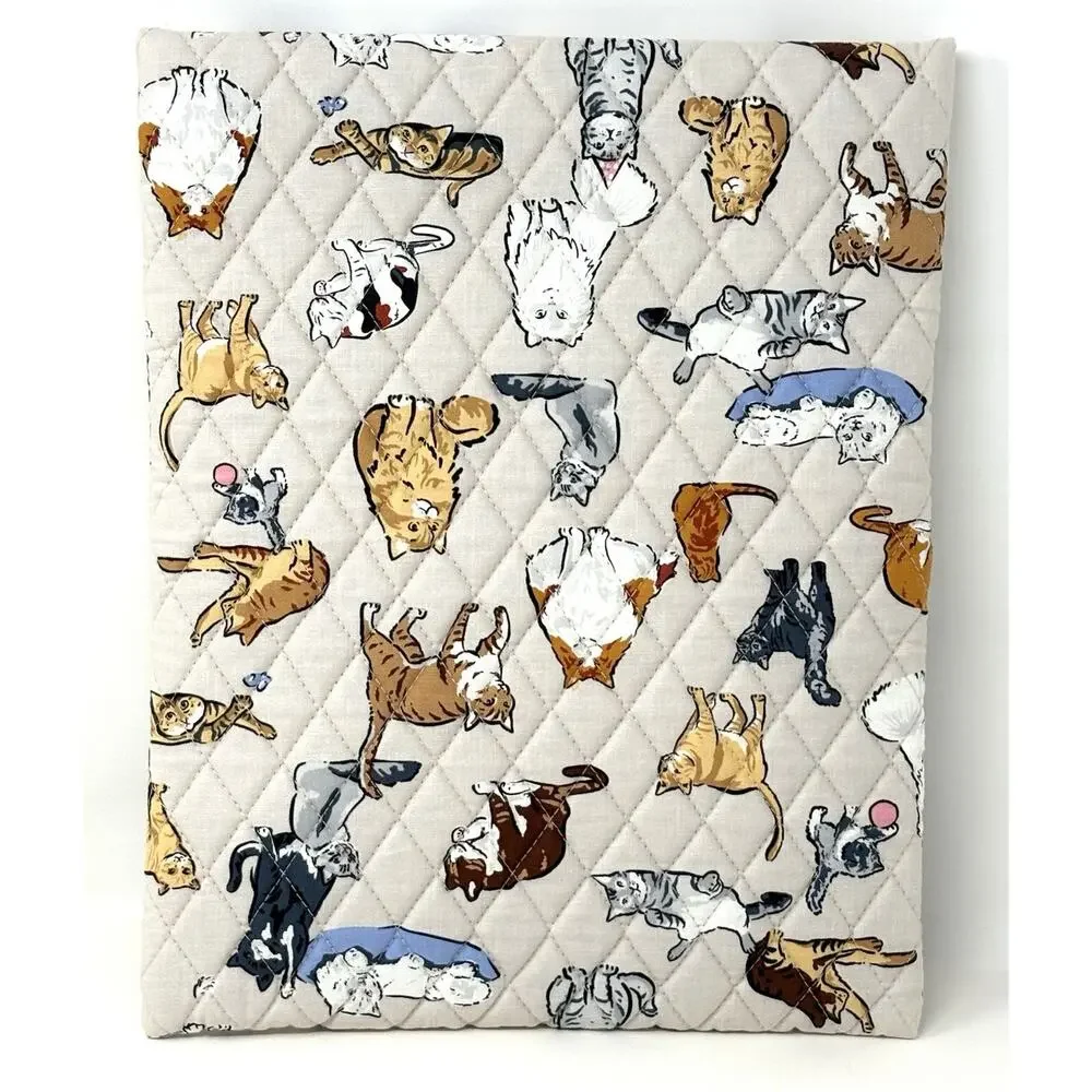 Vera Bradley A Cat’s Life Small Tech Sleeve Cotton Up To 13 in Laptop Cat Lover
